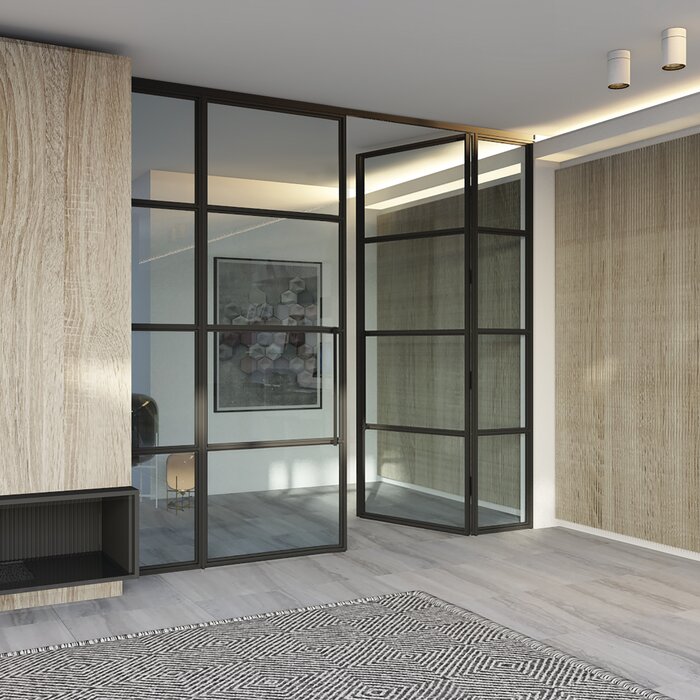Aluminum loft door